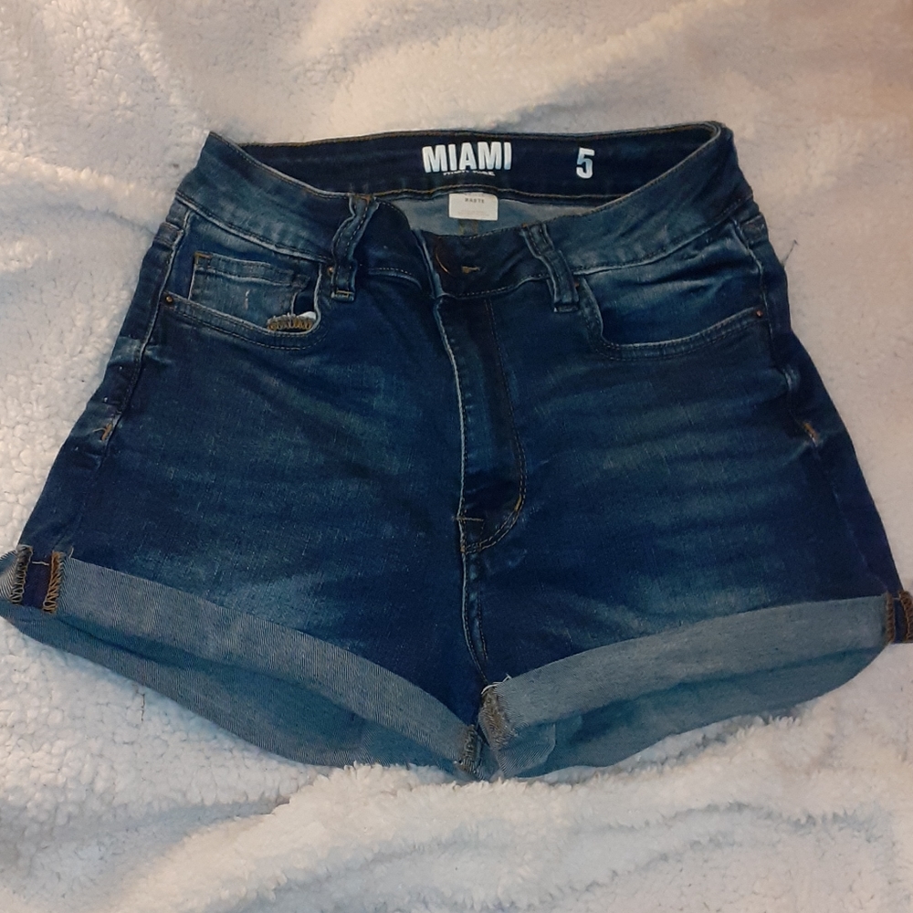 High Waisted Jean Shorts